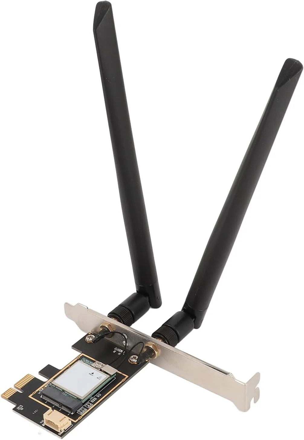 کارت شبکه WiFi7 MT7925 PCIe، آداپتور شبکه بلوتوث 5.3 5400Mbps سه باندی 2.4G 5G 6G، آداپتور کارت شبکه PCIEx1 WL برای لینوکس، برای OpenWrt، پشتیبانی از MU MIMO