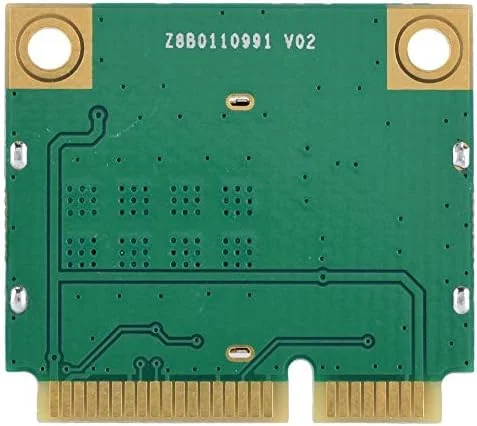 کارت شبکه مینی WIFI PCI-E، دو بانده 2.4G/5Ghz + کارت شبکه بلوتوث 4.2، کارت وایرلس مینی PCI-E WIFI با سرعت 433 مگابیت بر ثانیه برای ویندوز 7/10. کارت شبکه مینی WIFI PCI-E، دو بانده 2.4G/5Ghz + کارت شبکه بلوتوث 4.2، کارت وایرلس مینی PCI-E WIFI با سرعت 433 مگابیت بر ثانیه برای ویندوز 7/10.