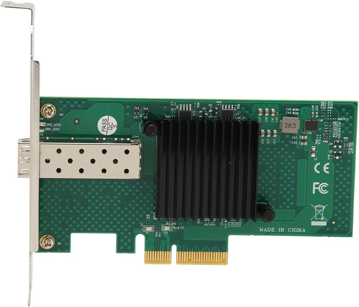 کارت شبکه PCIe، آداپتور شبکه PCI Express X4 SFP LC PCIe هوم ISCSI برای سرور