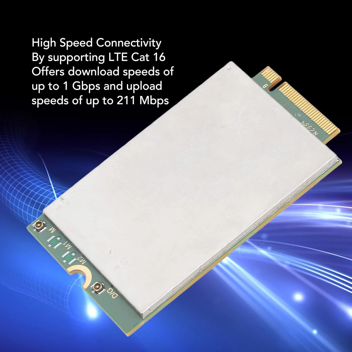 کارت شبکه 4G LTE مدل FM350 GL 16، کارت شبکه 4G LTE، پشتیبانی از MIMO 2x2 با سرعت 1 گیگابیت بر ثانیه، ماژول کارت شبکه GNSS M.2 برای لینوکس