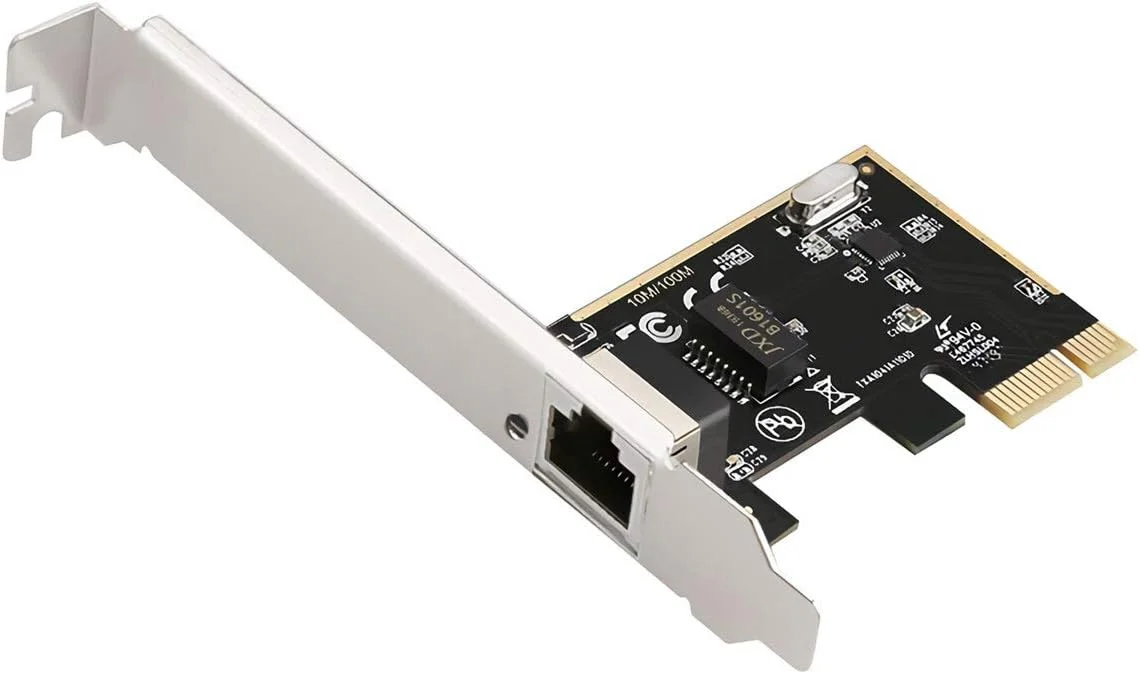 کارت شبکه PCI-E با تراشه Realtek RTL8106، کنترلر PCI-Express 1X، آداپتور تبدیل LAN RJ45 با سرعت 10/100 مگابیت بر ثانیه، مناسب برای خودرو