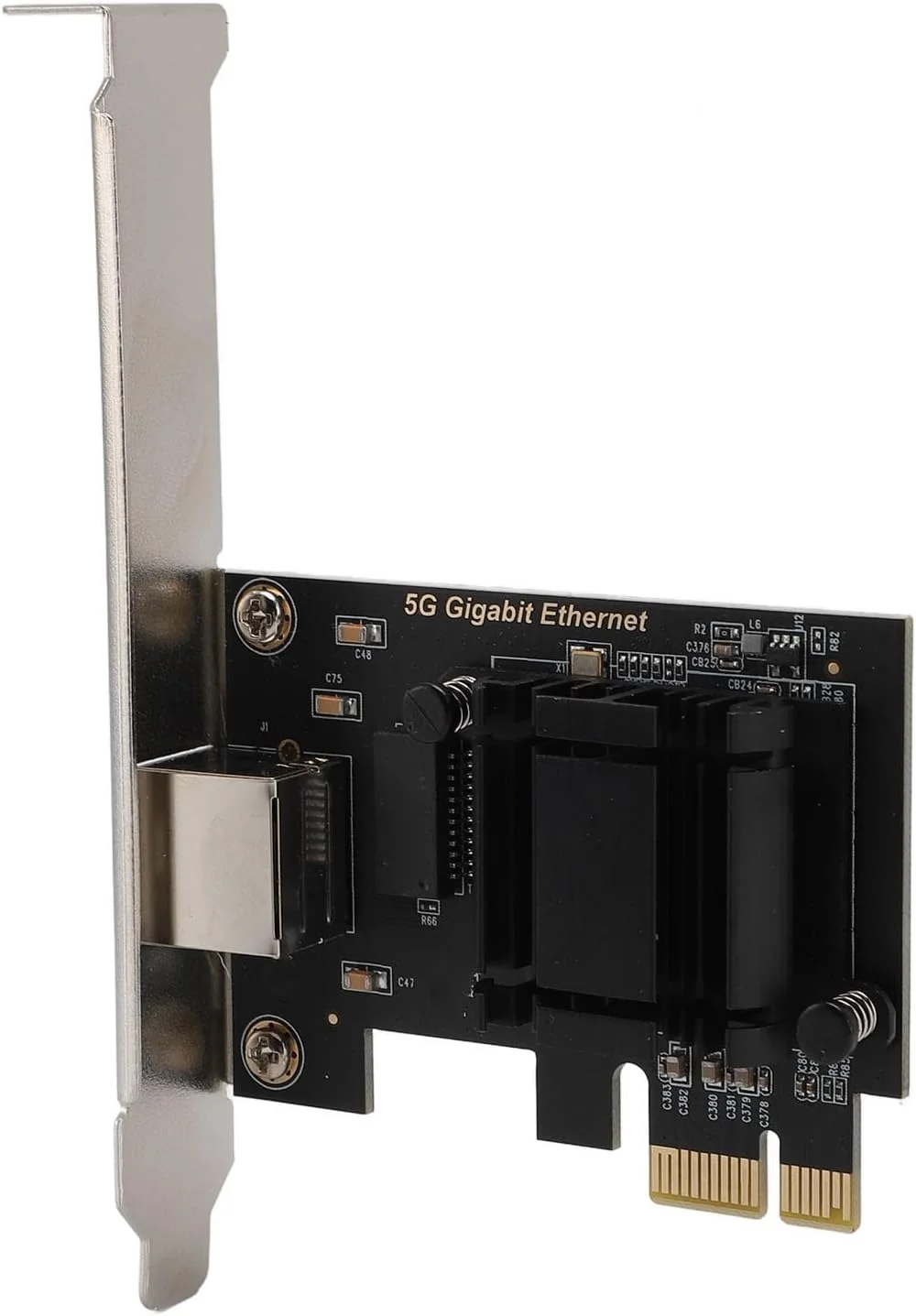 کارت شبکه PCIe با پورت RJ45، آداپتور شبکه اترنت 5.0 گیگابیتی PCIe NIC Card