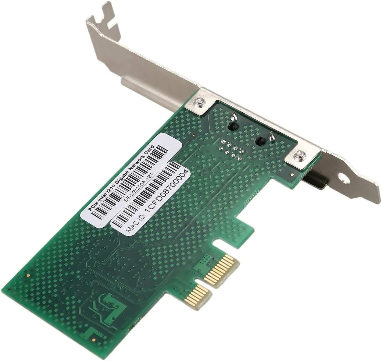 کارت شبکه PCIe X1 I210 Gbe، کارت شبکه اترنت RJ-45، کنترلر کارت شبکه NIC 10/100/1000Mbps کارت شبکه PCIe X1 I210 Gbe، کارت شبکه اترنت RJ-45، کنترلر کارت شبکه NIC 10/100/1000Mbps