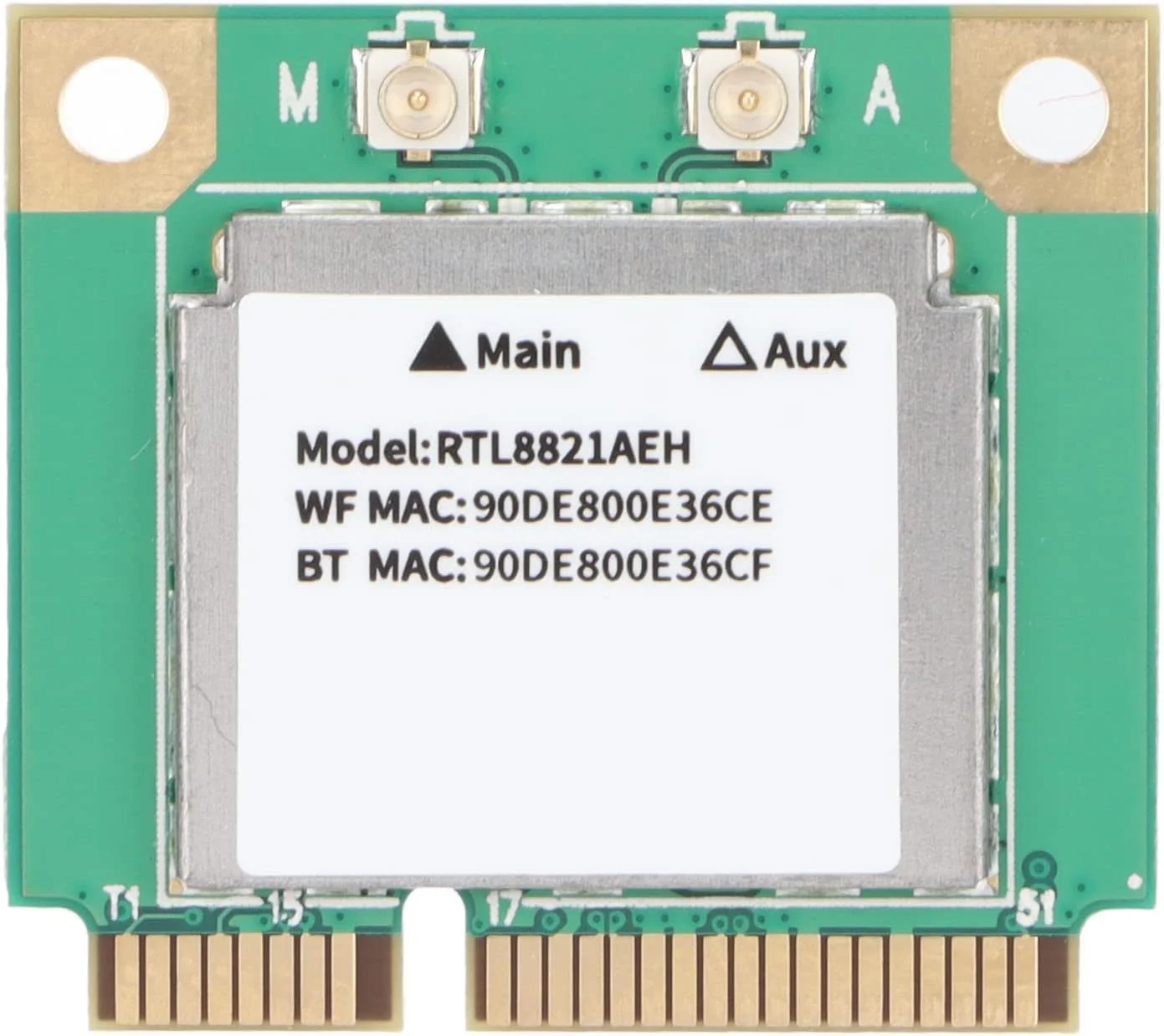 کارت شبکه، کارت وای فای دو بانده 2.4 گیگاهرتز یا 5 گیگاهرتز BT 4.0، 433M نیمه مینی PCI-E بی سیم، سازگار با بسیاری از لپ تاپ های برند