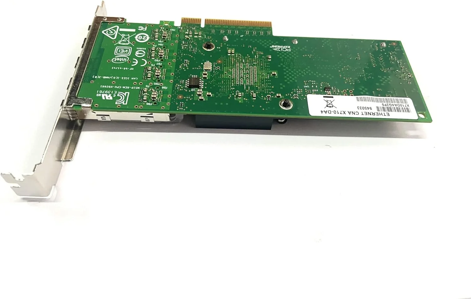 کارت شبکه جدید 10Gb PCI-E اینتل X710DA4 چهار پورت SFP+ LC اترنت Lan آداپتور سرور X710-DA4، PCIE x8,x16 برای ویندوز سرور کارت شبکه جدید 10Gb PCI-E اینتل X710DA4 چهار پورت SFP+ LC اترنت Lan آداپتور سرور X710-DA4، PCIE x8,x16 برای ویندوز سرور