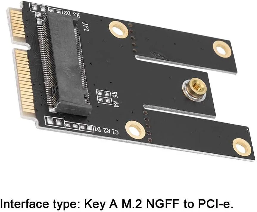 کارت آداپتور M.2 NGFF به PCI-E، آداپتور M.2 NGFF به Mini PCI-E برای کارت شبکه وای فای و بلوتوث بی سیم لپ تاپ