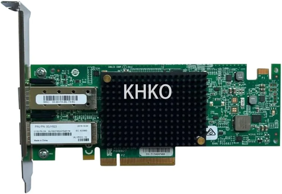 کارت شبکه فیبر نوری دو پورت 10 گیگابیتی اصلی 00JY822 00JY823 10G VFA5 10GB SFP+ آداپتور رابط شبکه PCIe (بافل کوتاه)