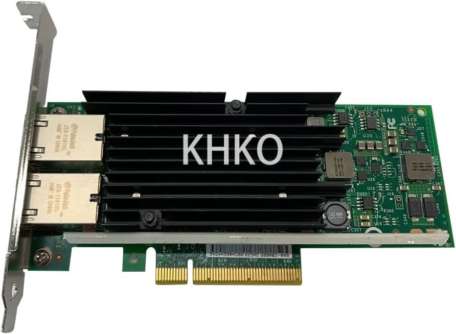 آداپتور شبکه اترنت 10GB 10GBASE-T دو پورت 716591-B21 717708-001 716589-001 RJ-45 PCI-E