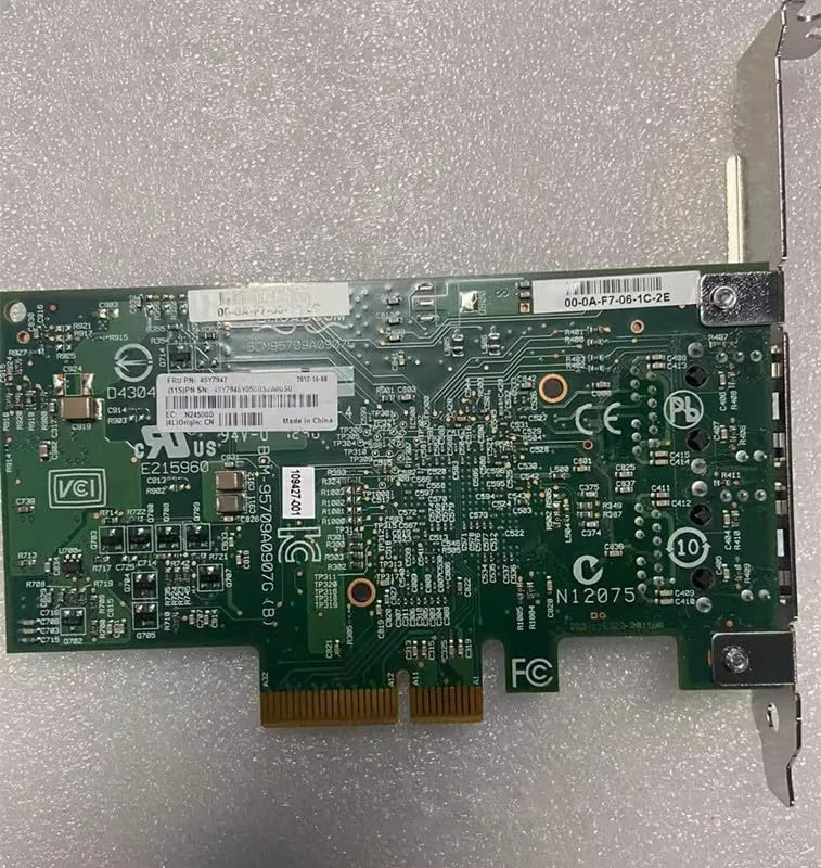 کارت شبکه دو پورت BCM5709 PCIe اورجینال
