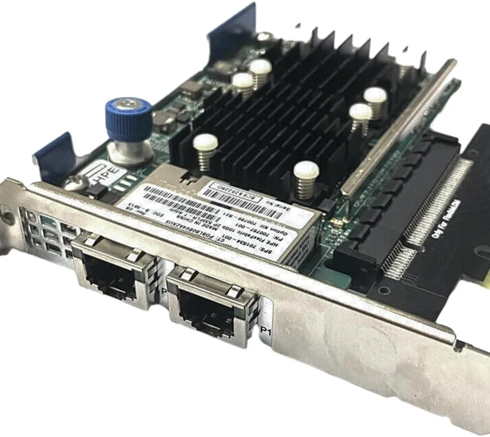 کارت شبکه اصلی 10GbE دو پورت 533FLR-T 701534-001/700757-001 700759-B21 RJ-45 PCIe NIC 10GB 10 گیگابیت PCI Express
