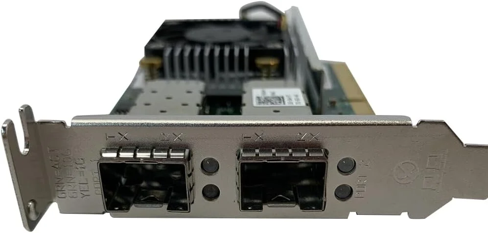 کارت شبکه دو پورت اورجینال 10GB SFP+ مدل 0N20KJ 0Y40PH BCM57810S با آداپتور PCI-E 57810 اترنت CN-0N20KJ CN-0Y40PH (بافل بلند) کارت شبکه دو پورت اورجینال 10GB SFP+ مدل 0N20KJ 0Y40PH BCM57810S با آداپتور PCI-E 57810 اترنت CN-0N20KJ CN-0Y40PH (بافل بلند)