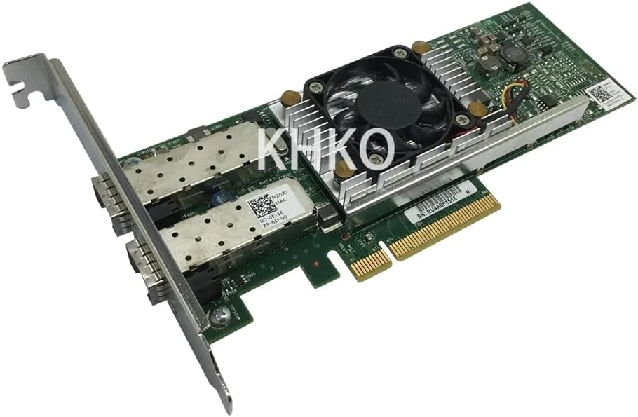کارت شبکه دو پورت 10 گیگابیت اترنت BCM57810S 0N20KJ 0Y40PH 57810 PCI-E SFP+ مدل N20KJ Y40PH