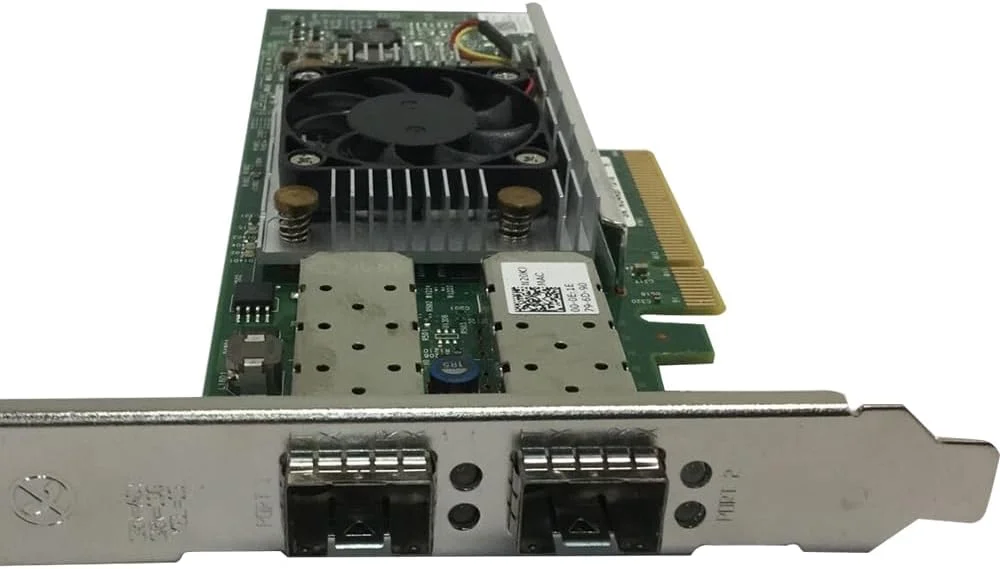 کارت شبکه دو پورت 10 گیگابیت اترنت BCM57810S 0N20KJ 0Y40PH 57810 PCI-E SFP+ مدل N20KJ Y40PH