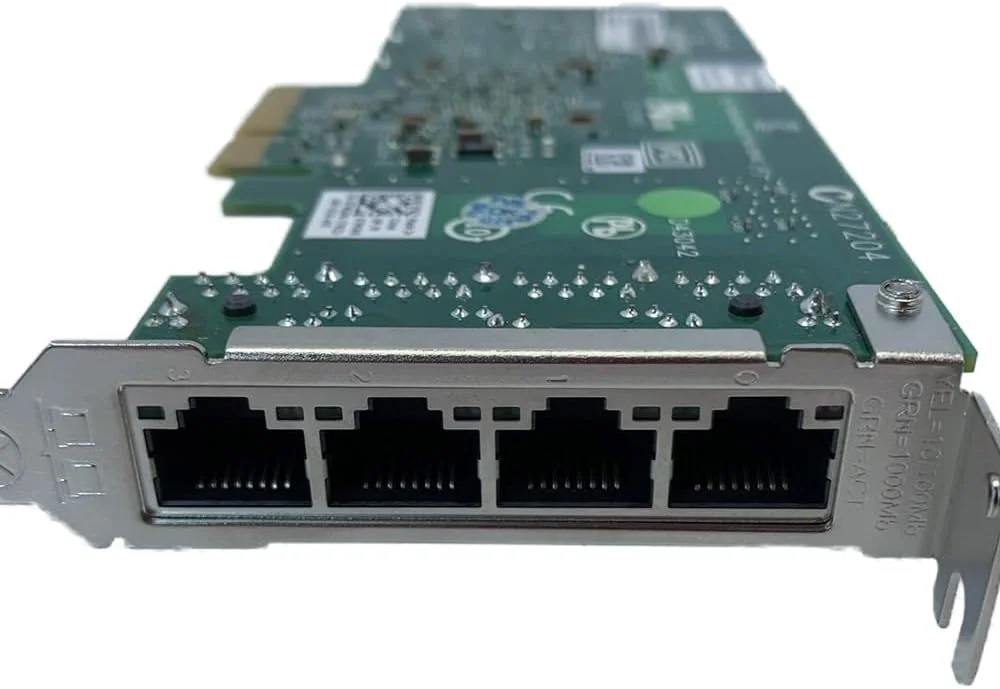 کارت شبکه سرور آداپتور چهار پورت 1Gb اترنت گیگابیتی PCIe NIC مدل TMGR6 HY7RM KH08P YGCV4 5719