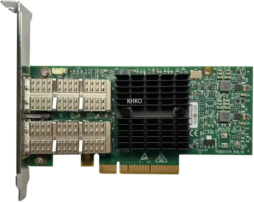 آداپتور کارت شبکه فیبر نوری 40 گیگابایتی CX314A MCX314A-BCCT اترنت 40GbE CX314A ConnectX-3 Pro QSFP+ PCIe