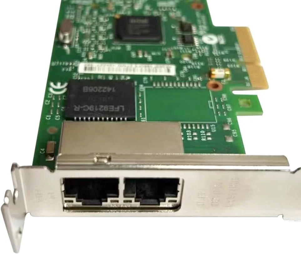 کارت شبکه دو پورت گیگابیتی PCI-E RJ4 مدل I350-T2 AM4 با سرعت 1000M کارت شبکه دو پورت گیگابیتی PCI-E RJ4 مدل I350-T2 AM4 با سرعت 1000M