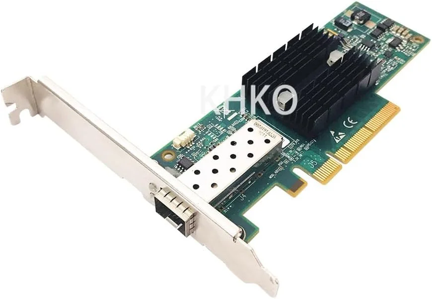 کارت شبکه فیبر نوری 10G اصلی MNPA19-XTR 671798-001 PCIe X8 SFP+ آداپتور تک پورت سرور 10GB ConnectX-2 EN 10Gbe (بافل کوتاه)