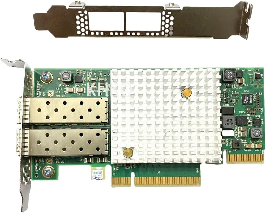 کارت شبکه اصلی Solarflare SFN7122F Flareon Ultra دو پورت 10GbE PCIe 3.0 آداپتور سرور برای کارت اوراق بهادار مالی