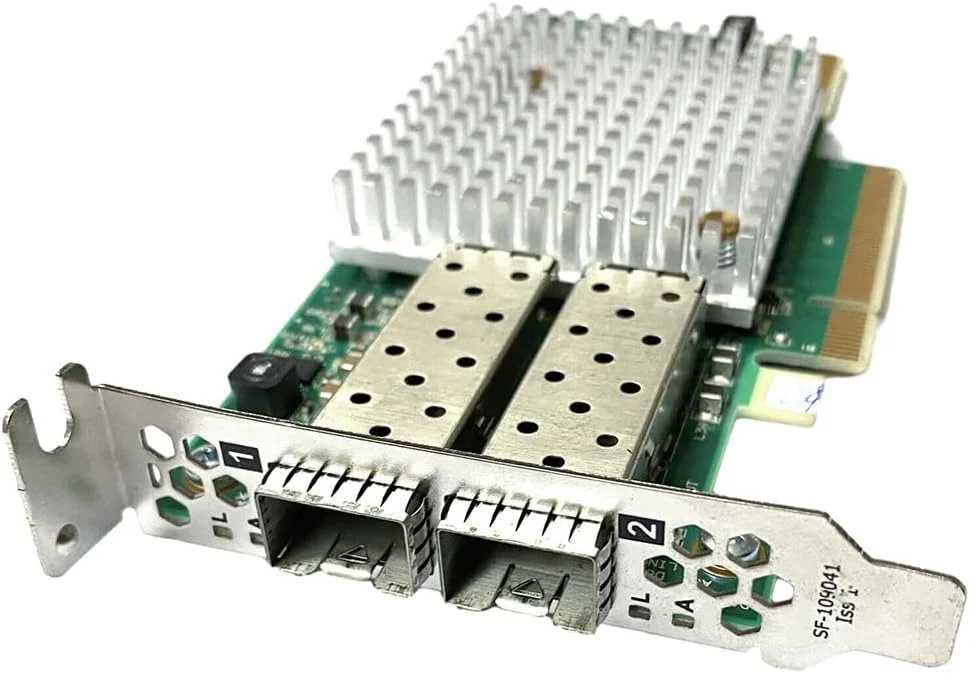 کارت شبکه اصلی Solarflare SFN7122F Flareon Ultra دو پورت 10GbE PCIe 3.0 آداپتور سرور برای کارت اوراق بهادار مالی