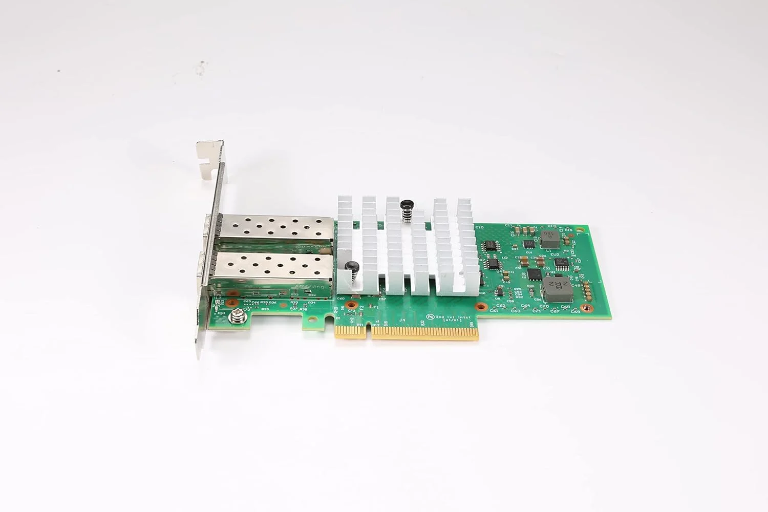 کارت شبکه اترنت همگرا QSFPTEK 10G، کارت شبکه سرور 2 پورت SFP با چیپست Intel 82599ES آداپتور اترنت 10 گیگابیت بر ثانیه، کارت NIC LAN PCI-E پشتیبانی از Windows Server/Linux/VMware