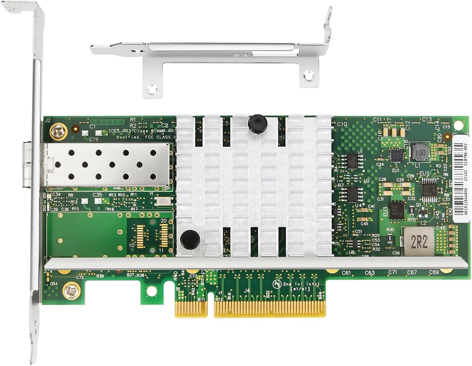 کارت شبکه SAPGRC PCIe، آداپتور شبکه اترنت 10 گیگابیتی، PCI Express X8، مبدل آداپتور پورت SFP+، با تراشه Intel 82599EN برای ویندوز/ویندوز سرور/لینوکس، قابل مقایسه با Intel X520-DA1