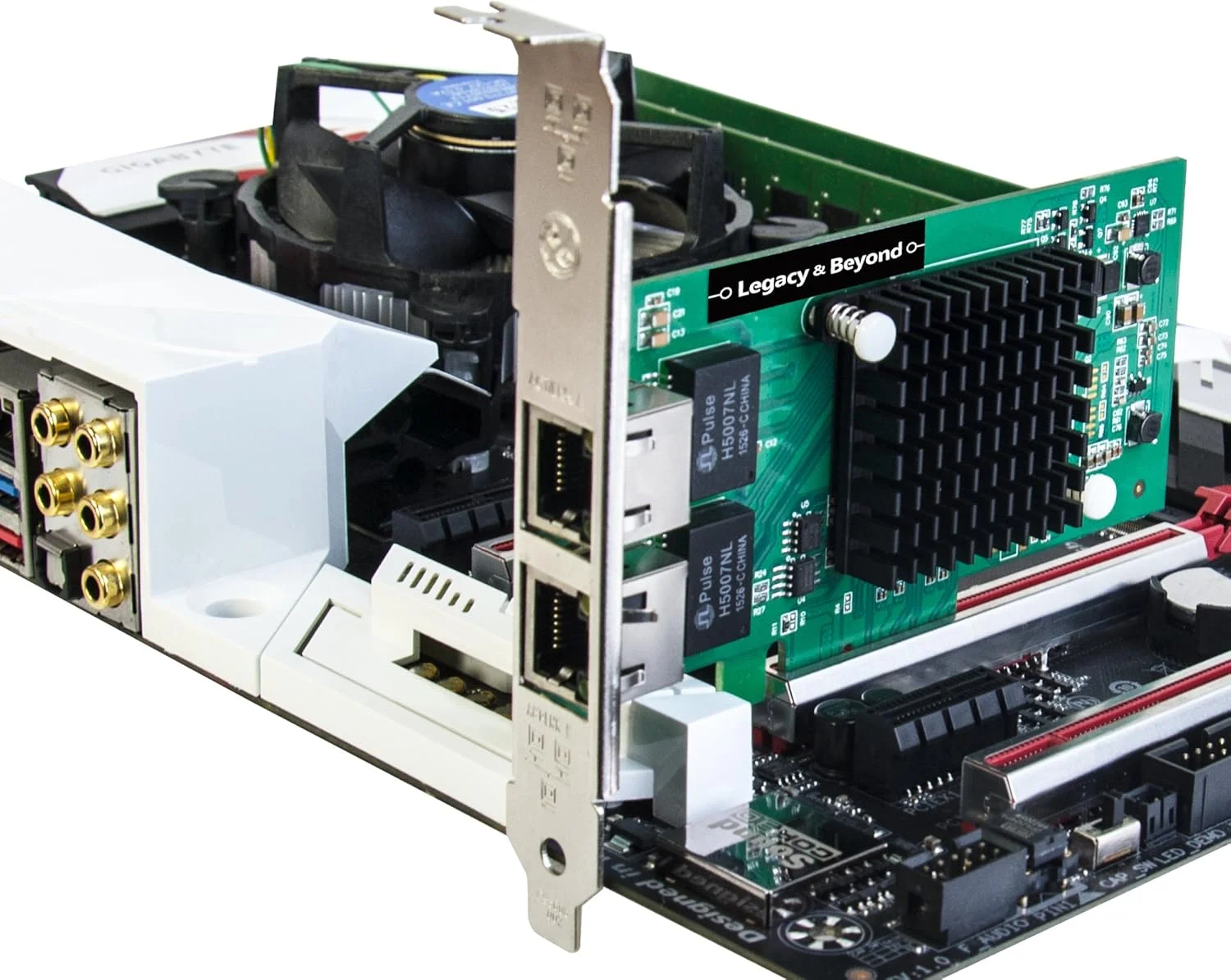 کارت شبکه دو پورت گیگابیتی PCI Express 2.1 سری Legacy and Beyond SIIG با چیپست Intel I350-T2 و 2xRJ45 - پهنای باند PCIe تا 2 گیگابیت بر ثانیه
