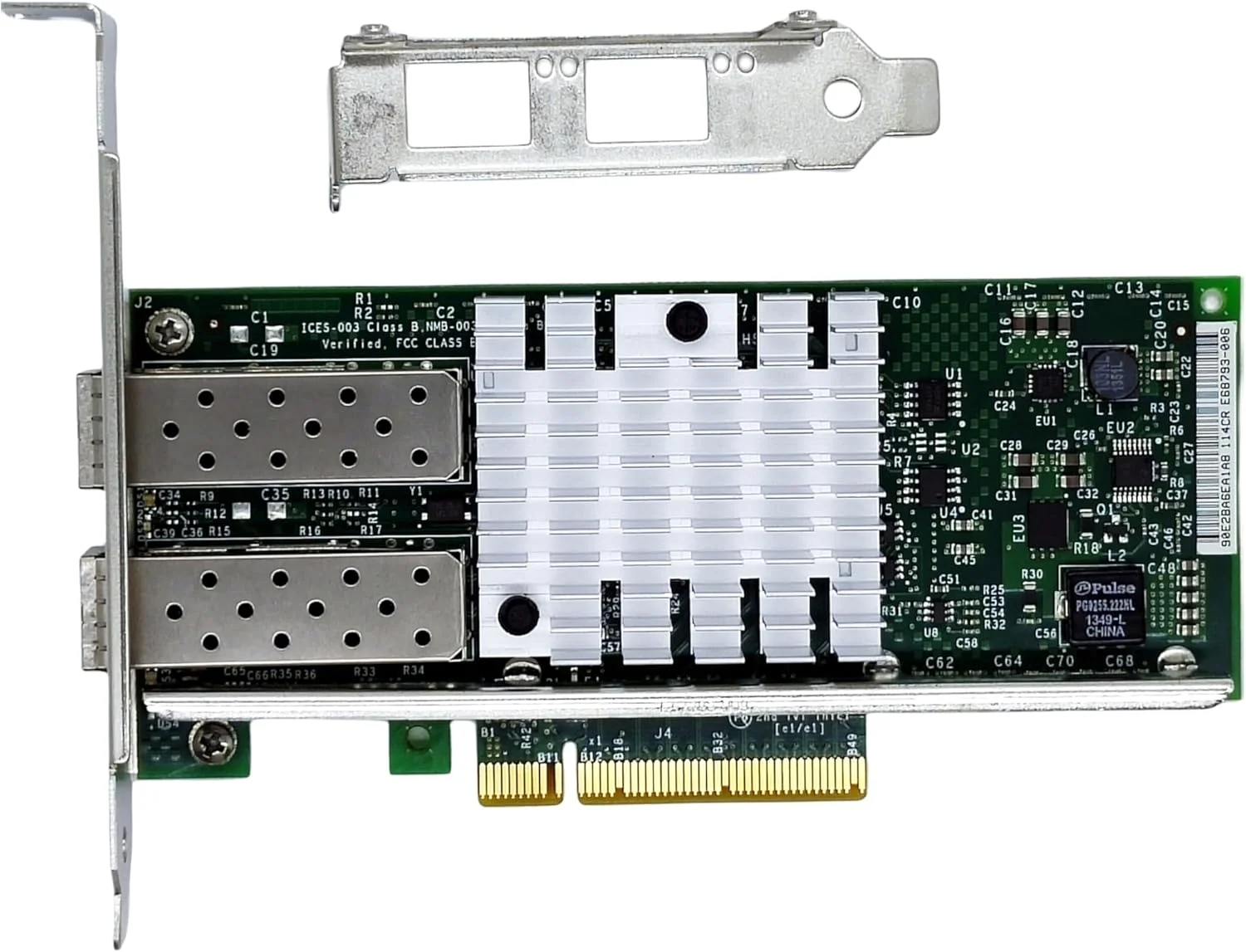 کارت شبکه دو پورت SFP PCI-e با سرعت 10 گیگابیت بر ثانیه، مدل X520-DA2 با کنترلر Intel 82599EN، آداپتور LAN اترنت 10Gbps، پشتیبانی از Windows Server/Windows/Linux/Vmware (X520-DA2)