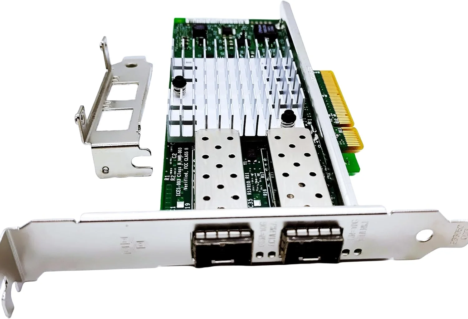 کارت شبکه دو پورت SFP PCI-e با سرعت 10 گیگابیت بر ثانیه، مدل X520-DA2 با کنترلر Intel 82599EN، آداپتور LAN اترنت 10Gbps، پشتیبانی از Windows Server/Windows/Linux/Vmware (X520-DA2)