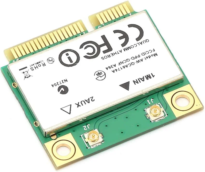 کارت شبکه وای فای PCIE، کارت شبکه وای فای انتقال پرسرعت 2.4/5 گیگاهرتز برای توشیبا، کامپیوترهای نوت بوک، فوجیتسو، ایسر