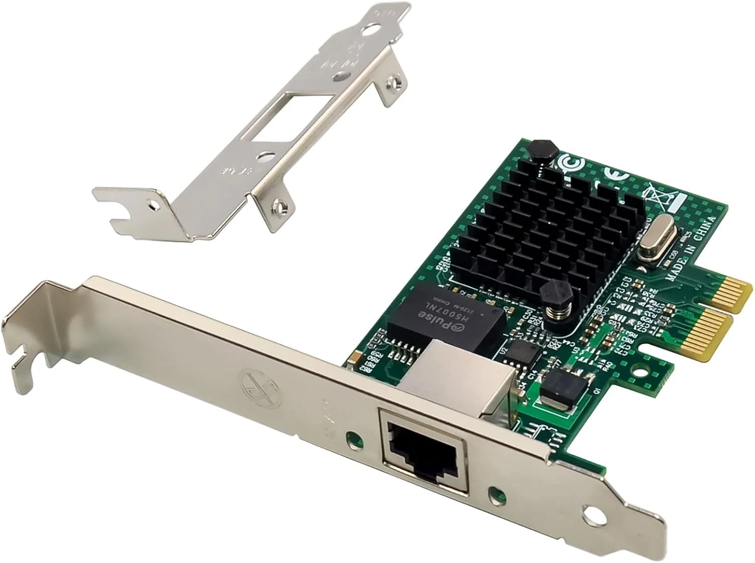 کارت شبکه دسکتاپ گیگابیتی PCI-E مدل Broadcom NetXtreme 10/100/1000Mbps - تراشه BCM5751 NIC