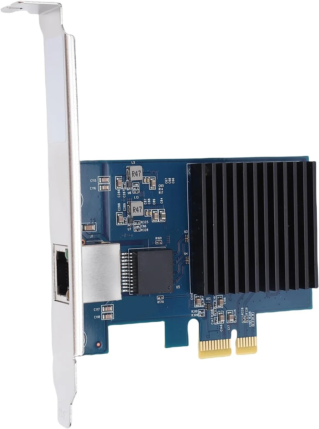 کارت شبکه چند گیگ PCIe مدل VELATEMOR 10G / 5G / 2.5G، آداپتور اترنت RJ45 10GbE، پروفایل کوتاه PCIe 4.0 X1 با چیپست RTL8127 برای رایانه رومیزی و ایستگاه کاری
