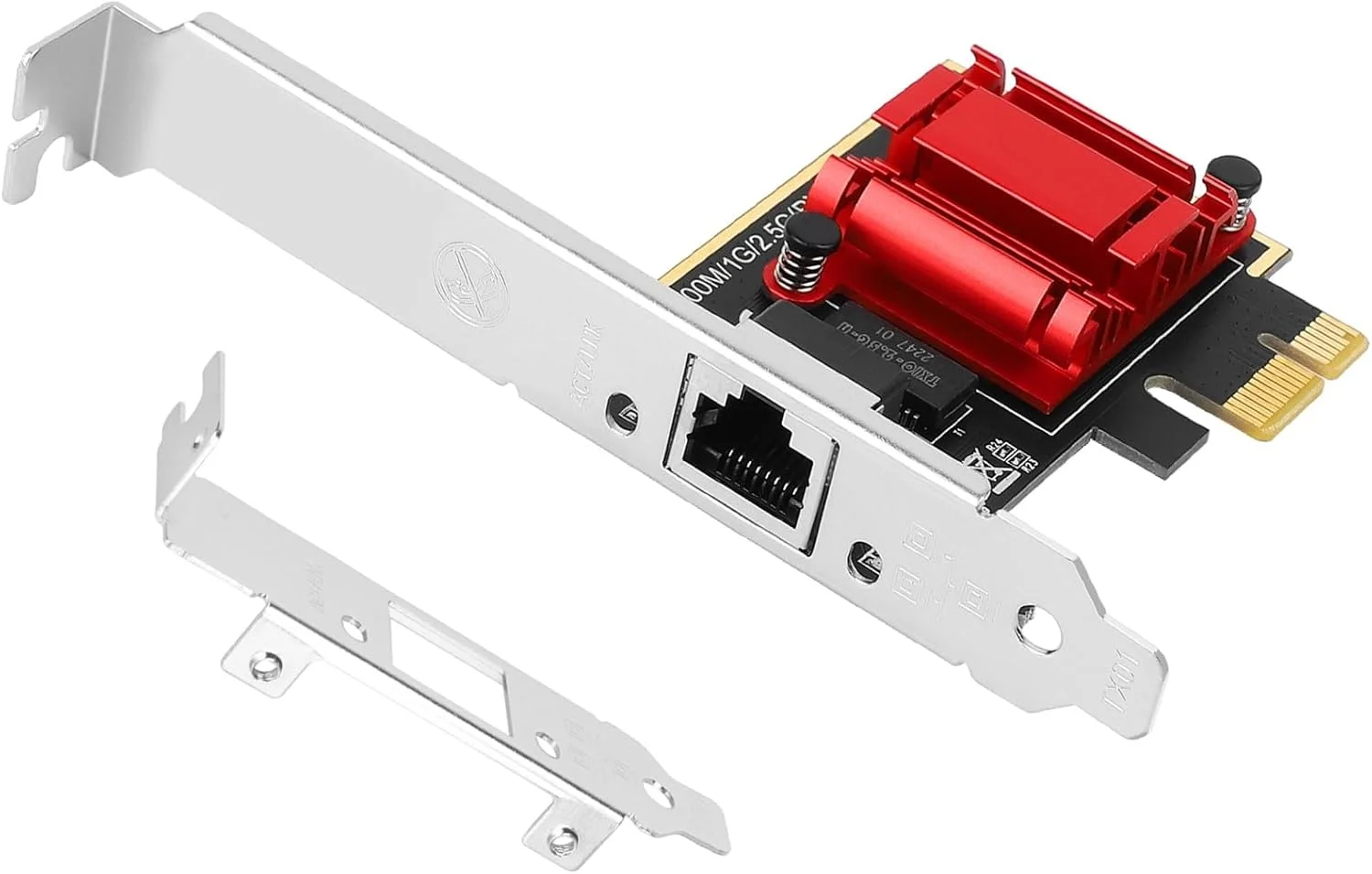 آداپتور شبکه 2.5Gb PCIe وگ‌زون Realtek RTL8125B، کارت اترنت گیگابیتی 2500/1000/100 مگابیت بر ثانیه پورت RJ45 LAN برای بازی/اداری، Wake on LAN، پشتیبانی از PXE برای ویندوز/لینوکس/مک