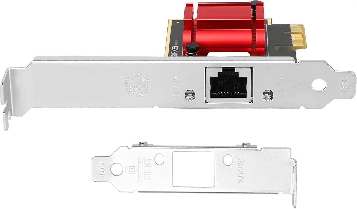 آداپتور شبکه 2.5Gb PCIe وگ‌زون Realtek RTL8125B، کارت اترنت گیگابیتی 2500/1000/100 مگابیت بر ثانیه پورت RJ45 LAN برای بازی/اداری، Wake on LAN، پشتیبانی از PXE برای ویندوز/لینوکس/مک