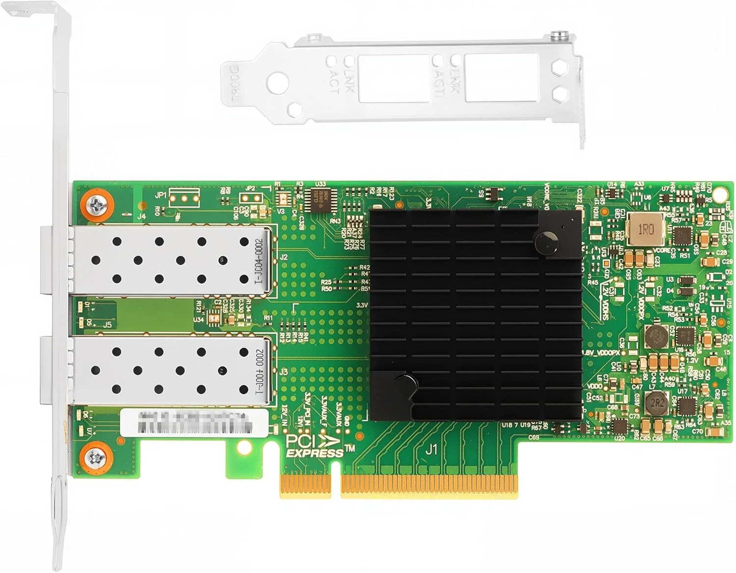 کارت شبکه Vogzone 10GbE NIC برای Mellanox MCX312B-XCCT، کارت شبکه اترنت 10 گیگابیتی PCIe 3.0 x8 با چیپست Mellanox ConnectX-3، کارت شبکه دوگانه SFP+