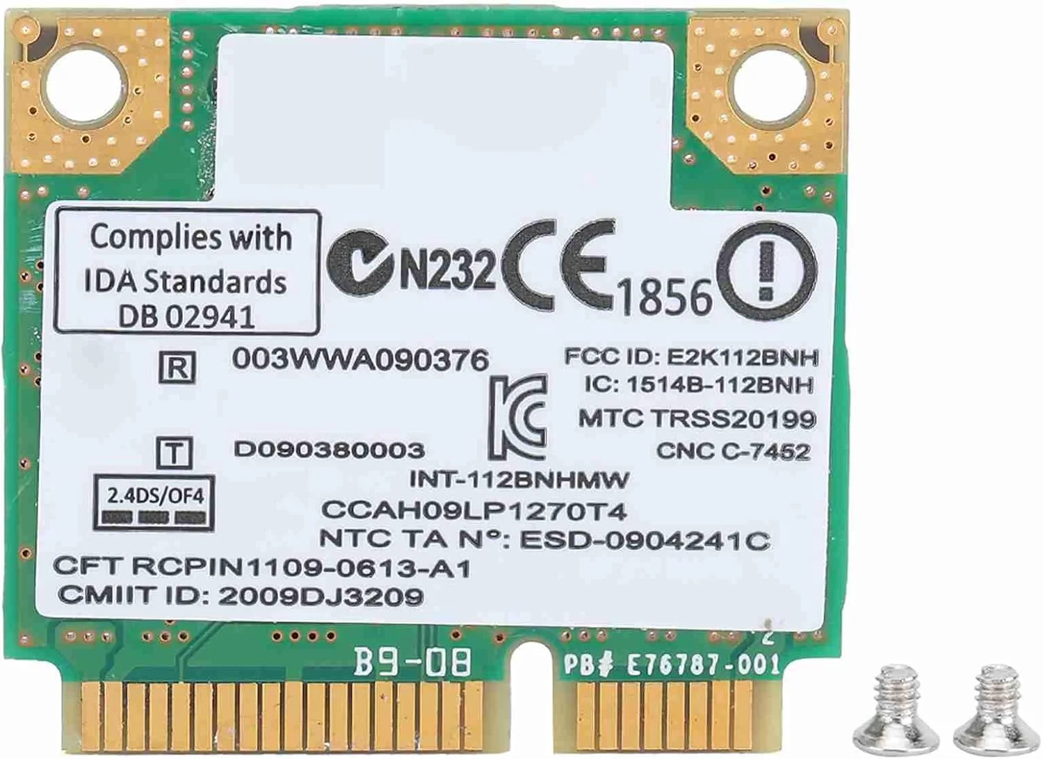 کارت شبکه بی سیم Wendry، برای Intel LINK1000 N1000 112BNHMW Mini PCI-E 300Mbps مناسب برای T420S/X220/T520