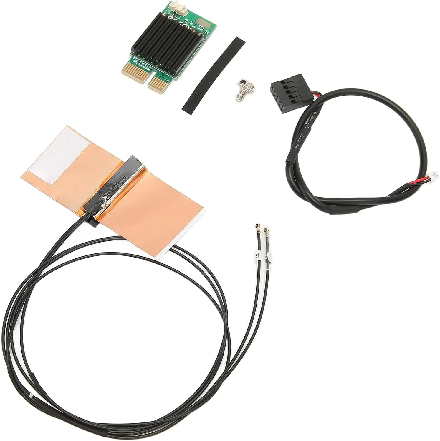 کارت شبکه بی سیم 1200 مگابیت بر ثانیه 2.4G 5G PCB دو بانده PCIE گیگابیتی، کارت شبکه بی سیم داخلی دسکتاپ برای Win7، برای Win8، برای Win10، برای Win11