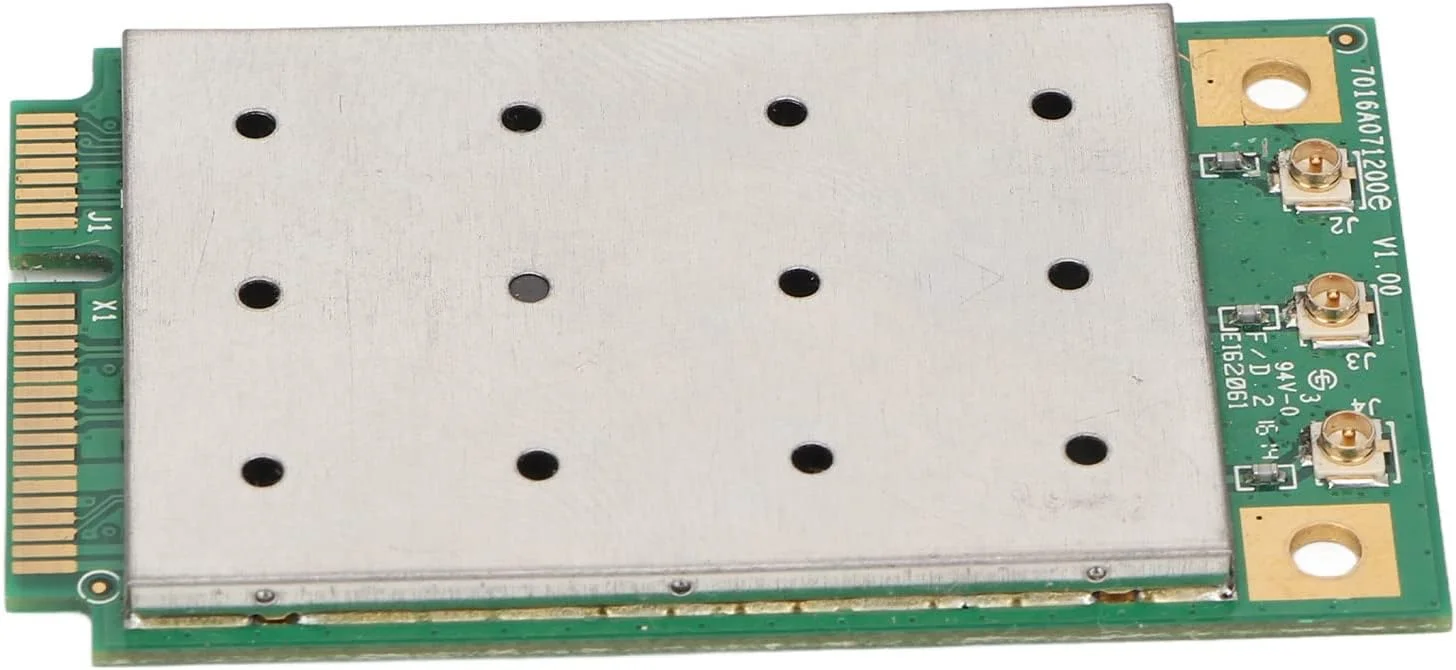 کارت شبکه QCA9880، کارت وایرلس Mini PCIE، 5G 1300Mbps 802.11ac/n/b/g 3x3 MIMO با اندازه دقیق، کارت وای فای Mini PCIE برای اتصال