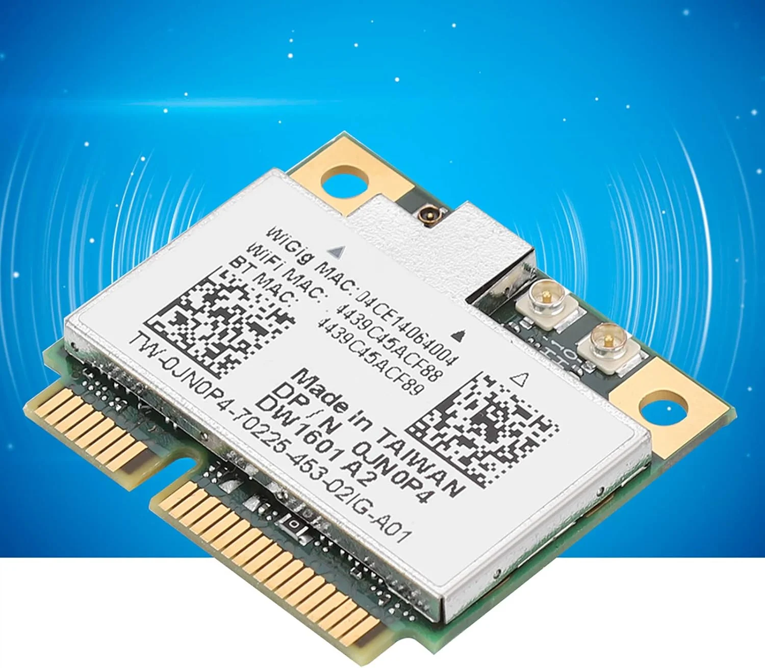 کارت شبکه بی‌سیم QCA9005 802.11AD بلوتوث 4.0 برای WIN7/WIN8/WIN10، کارت شبکه MINI PCI-E برای لپ‌تاپ/دستگاه تبلیغاتی/کامپیوتر رومیزی