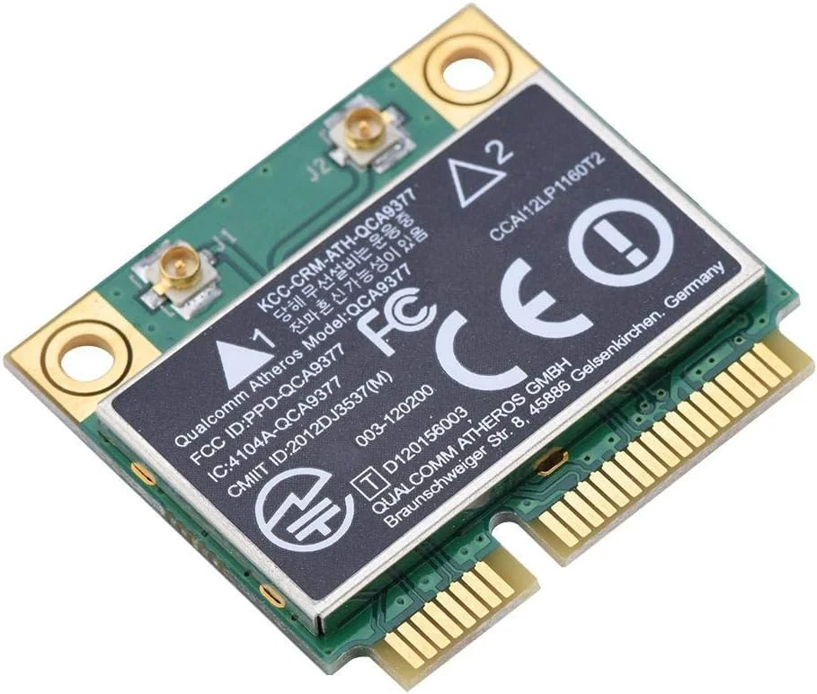 آداپتور بی‌سیم دو بانده PCI Express (PCIe) 2.4GHz 5GHz - کارت وای‌فای PCIe - کارت بی‌سیم PCIE - آداپتور وای‌فای PCIe - آداپتور شبکه بی‌سیم Qualcomm Atheros