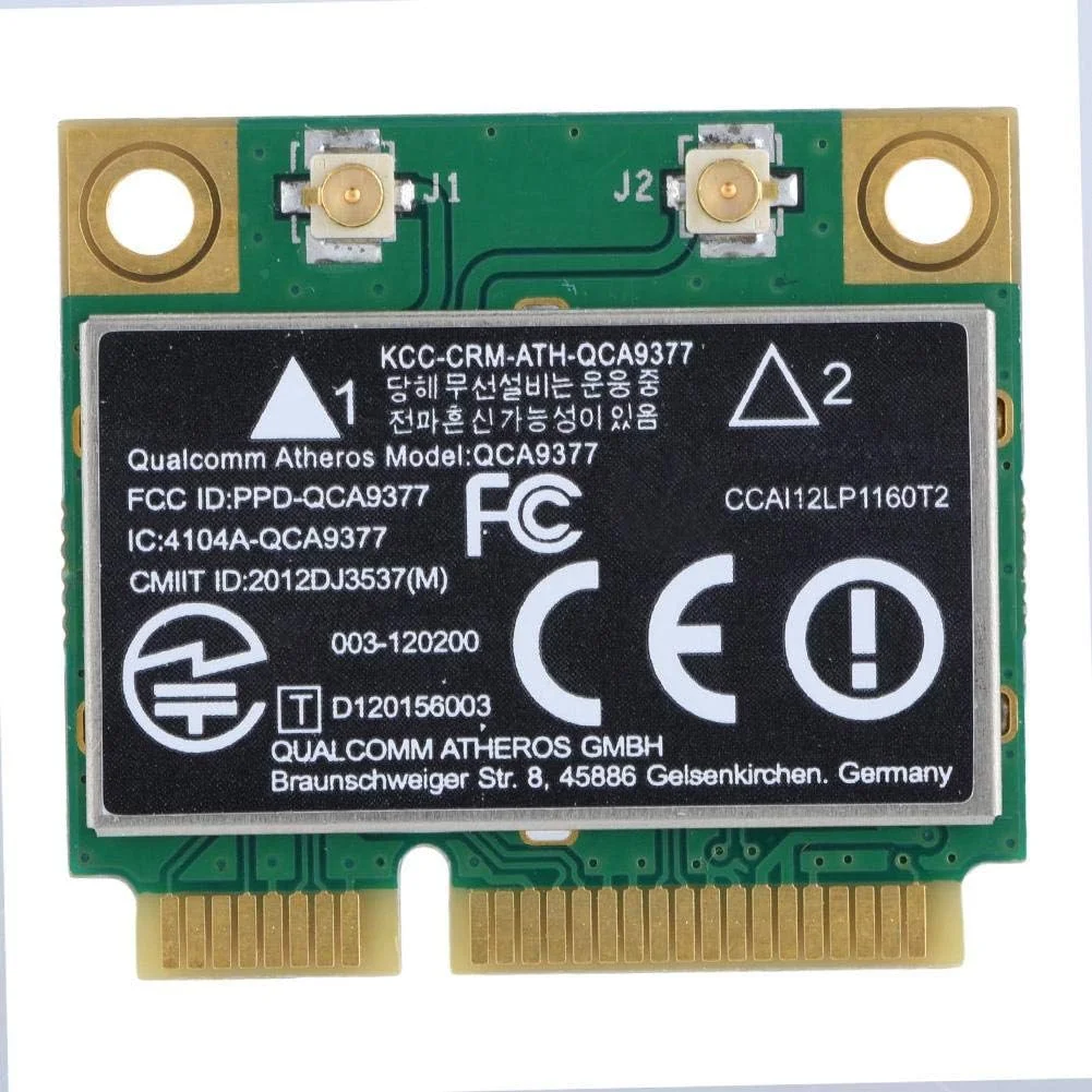 آداپتور بی‌سیم دو بانده PCI Express (PCIe) 2.4GHz 5GHz - کارت وای‌فای PCIe - کارت بی‌سیم PCIE - آداپتور وای‌فای PCIe - آداپتور شبکه بی‌سیم Qualcomm Atheros