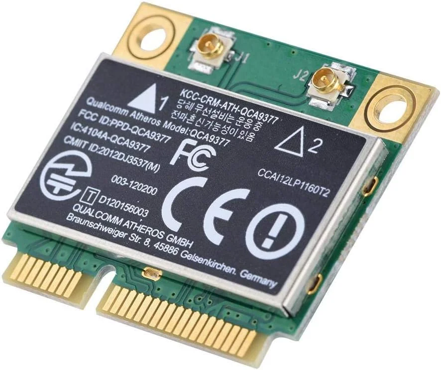 آداپتور بی‌سیم دو بانده PCI Express (PCIe) 2.4GHz 5GHz - کارت وای‌فای PCIe - کارت بی‌سیم PCIE - آداپتور وای‌فای PCIe - آداپتور شبکه بی‌سیم Qualcomm Atheros