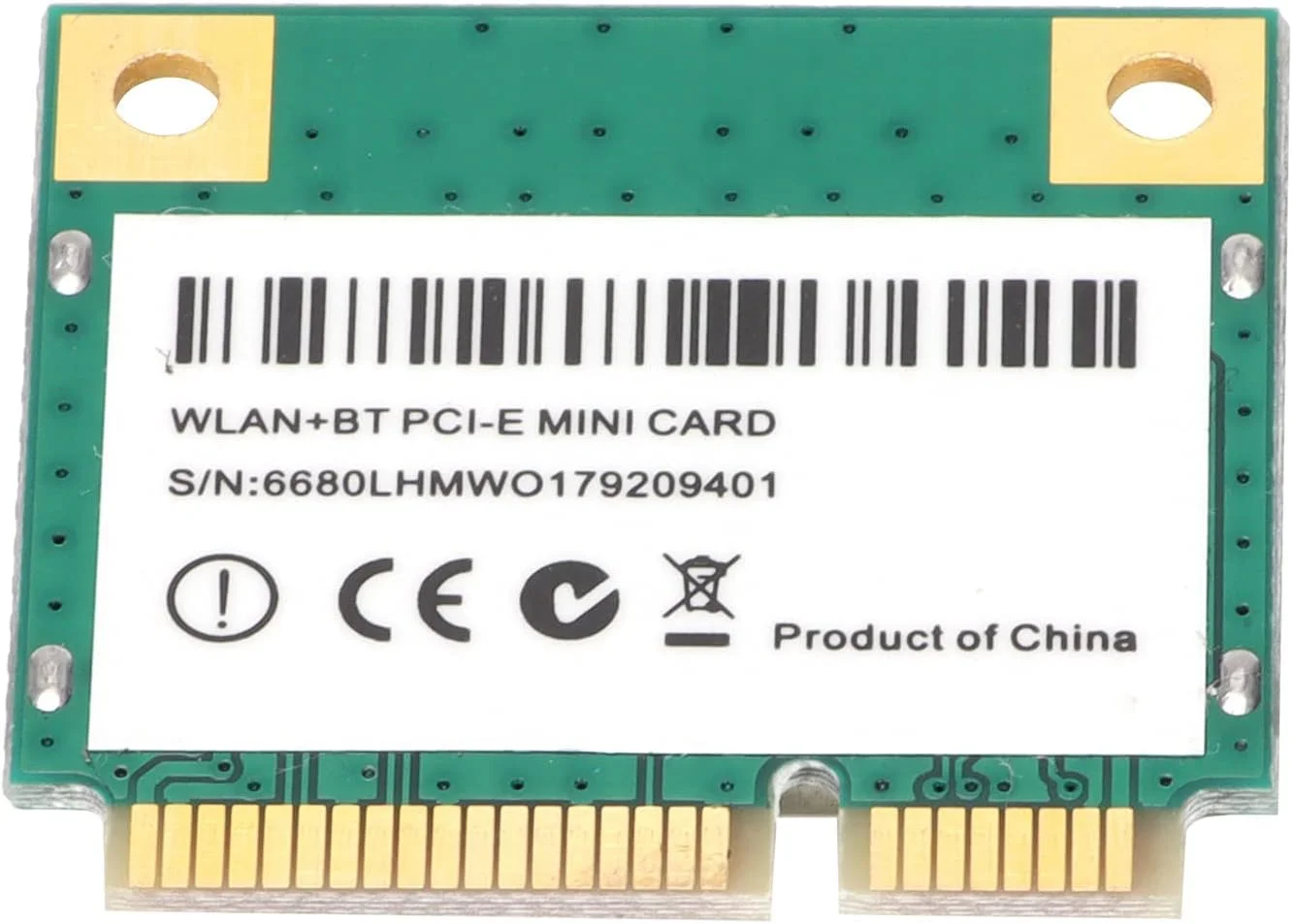 کارت شبکه PCIE، کارت شبکه بلوتوث PCI-E بی سیم، کارت بی سیم دو بانده 802.11a/b/g/n/ac مینی PCIE لوازم جانبی کامپیوتر شبکه