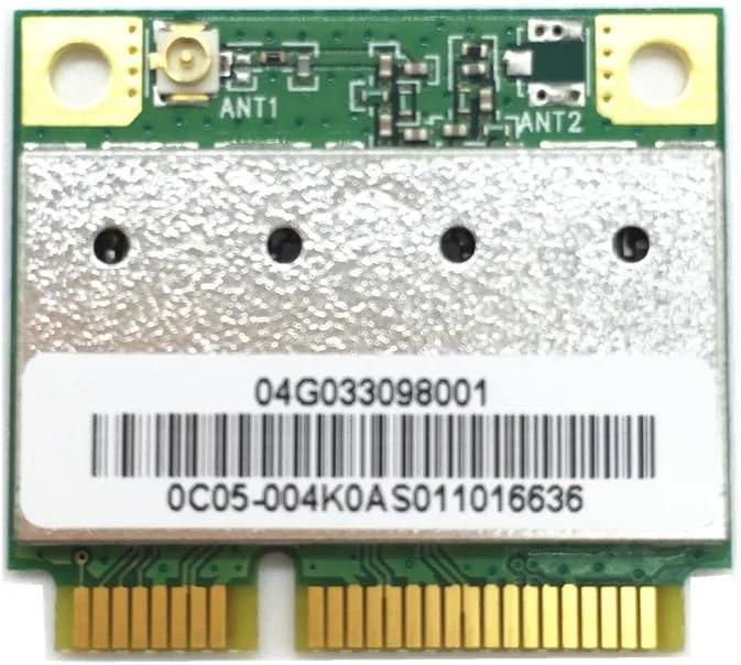 کارت شبکه وای فای بی سیم Half Mini PCI-E مدل AR5B95 AR9285 BGN PCI-E 802.11b/g/n