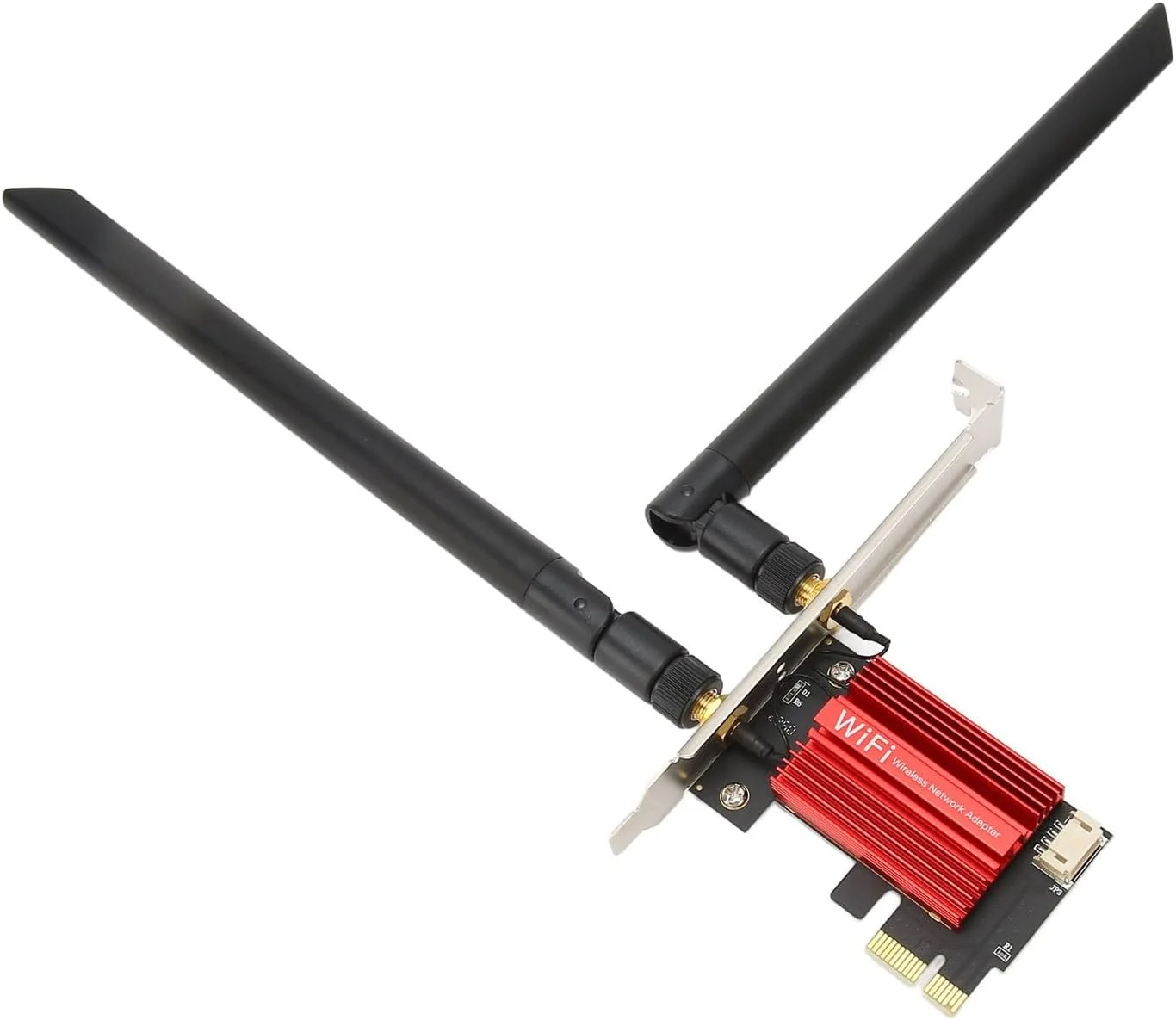 کارت شبکه بی‌سیم PCIE، رابط PCIEx1 دو بانده 2.4G 5G، ماژول کارت شبکه PCIE 1200 مگابیت بر ثانیه