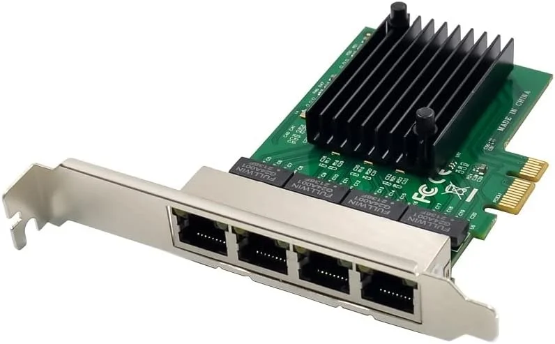 کارت شبکه سرور چهار پورت گیگابیتی X-MEDIA XM-NA3840 PCI-E با سرعت 10/100/1000Mbps، چیپست Realtek RTL8111F، پشتیبانی از ویندوز 11 و لینوکس