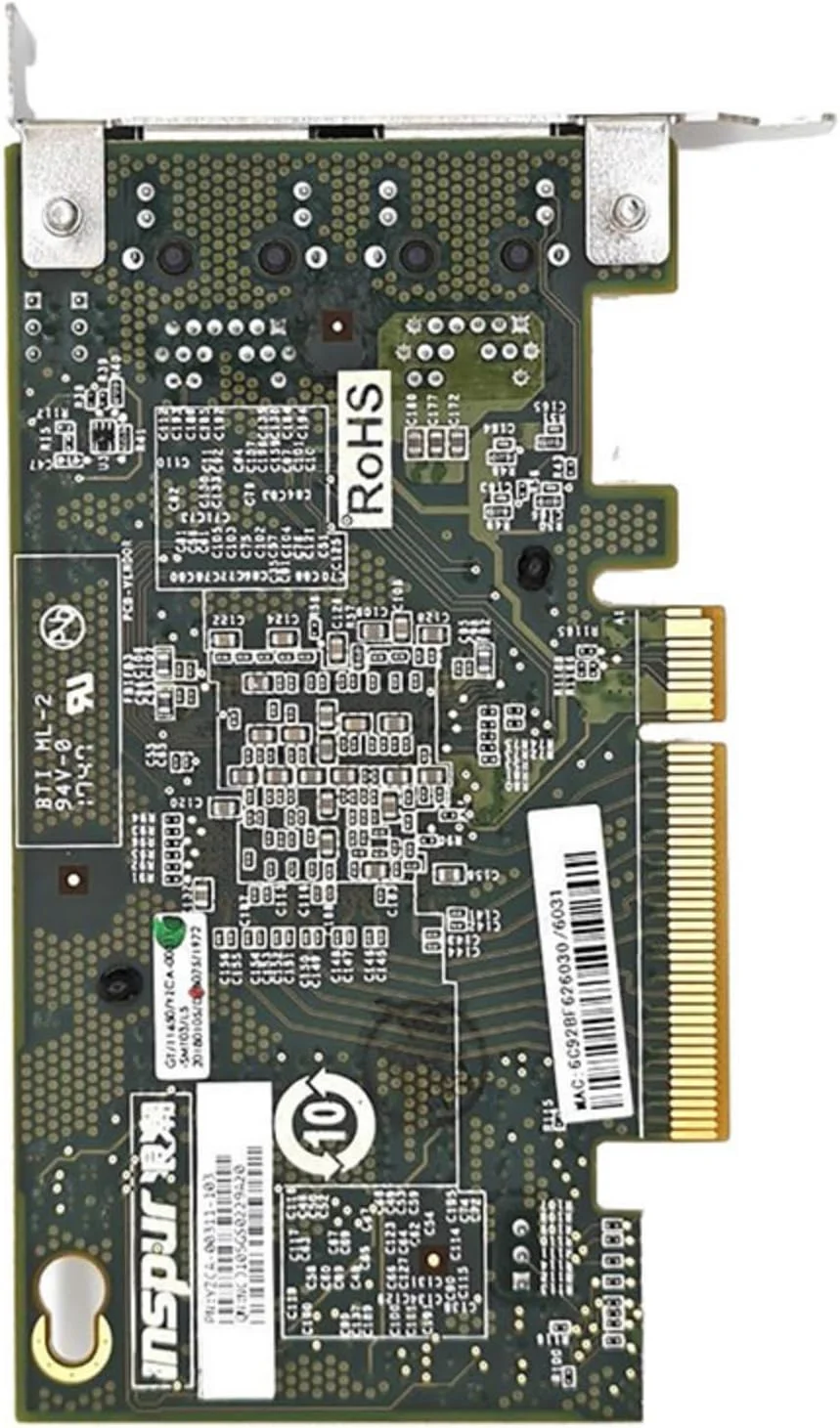 کارت شبکه 10G X540-T2، آداپتور شبکه اترنت PCI-Express با دو پورت RJ45