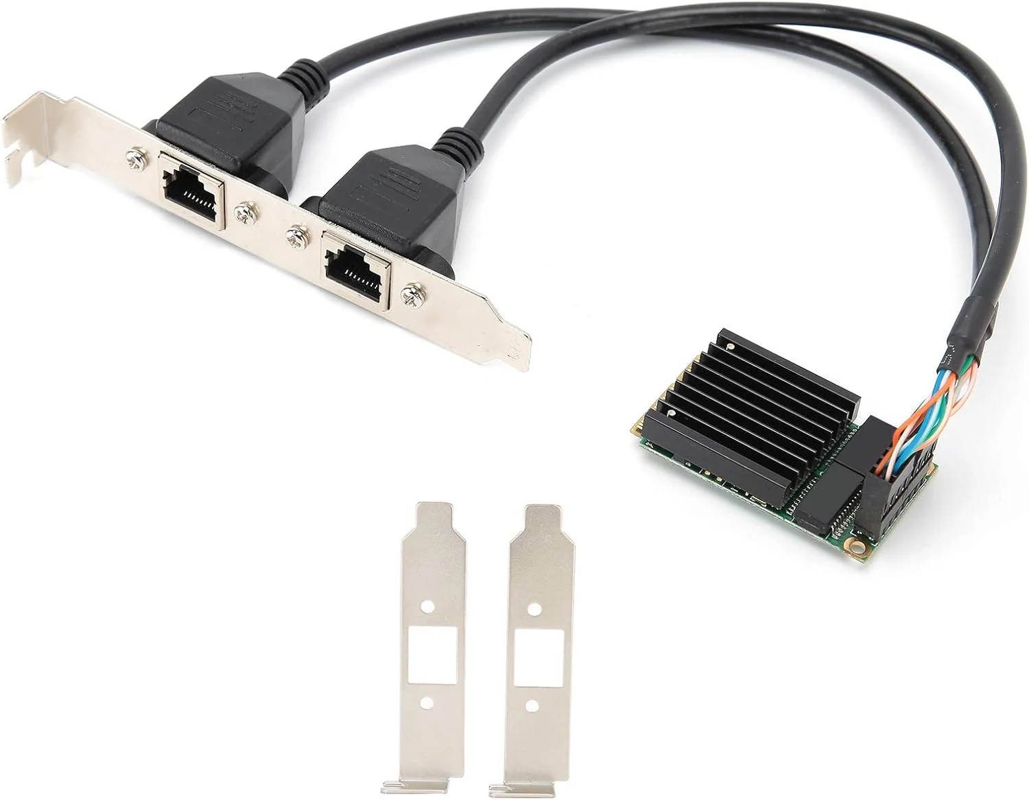 کارت شبکه اترنت، آداپتور کارت اترنت Mini PCI-E با پورت RJ45 دوتایی، آداپتور گیگابیتی اترنت برای 82583V