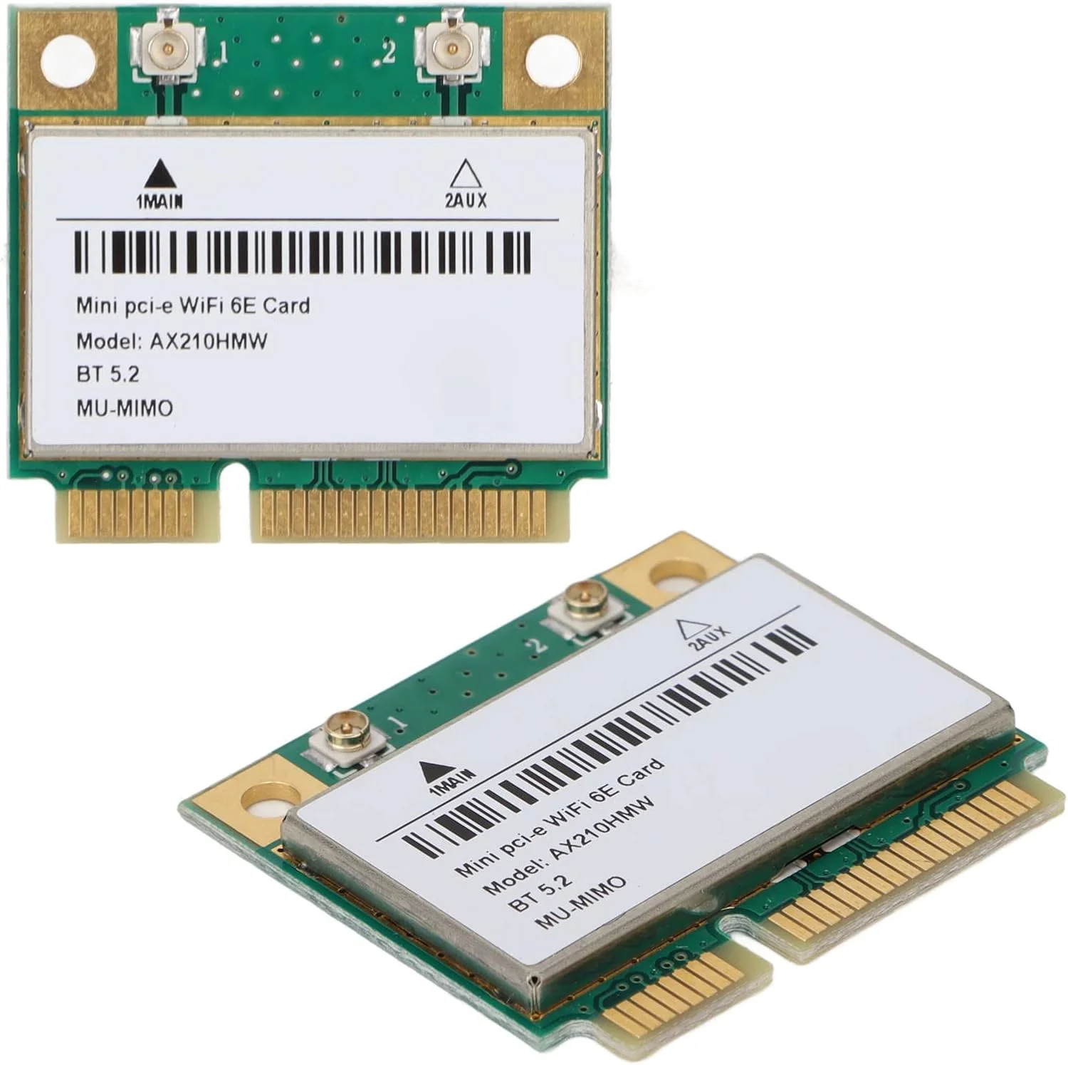 کارت وای فای PCIe Yosoo Health Gear، کارت وای فای، کارت بی سیم 2.4GHz 5GHz 6GHz رابط Mini PCIE آداپتور شبکه انتقال با راندمان بالا لوازم جانبی کامپیوتر