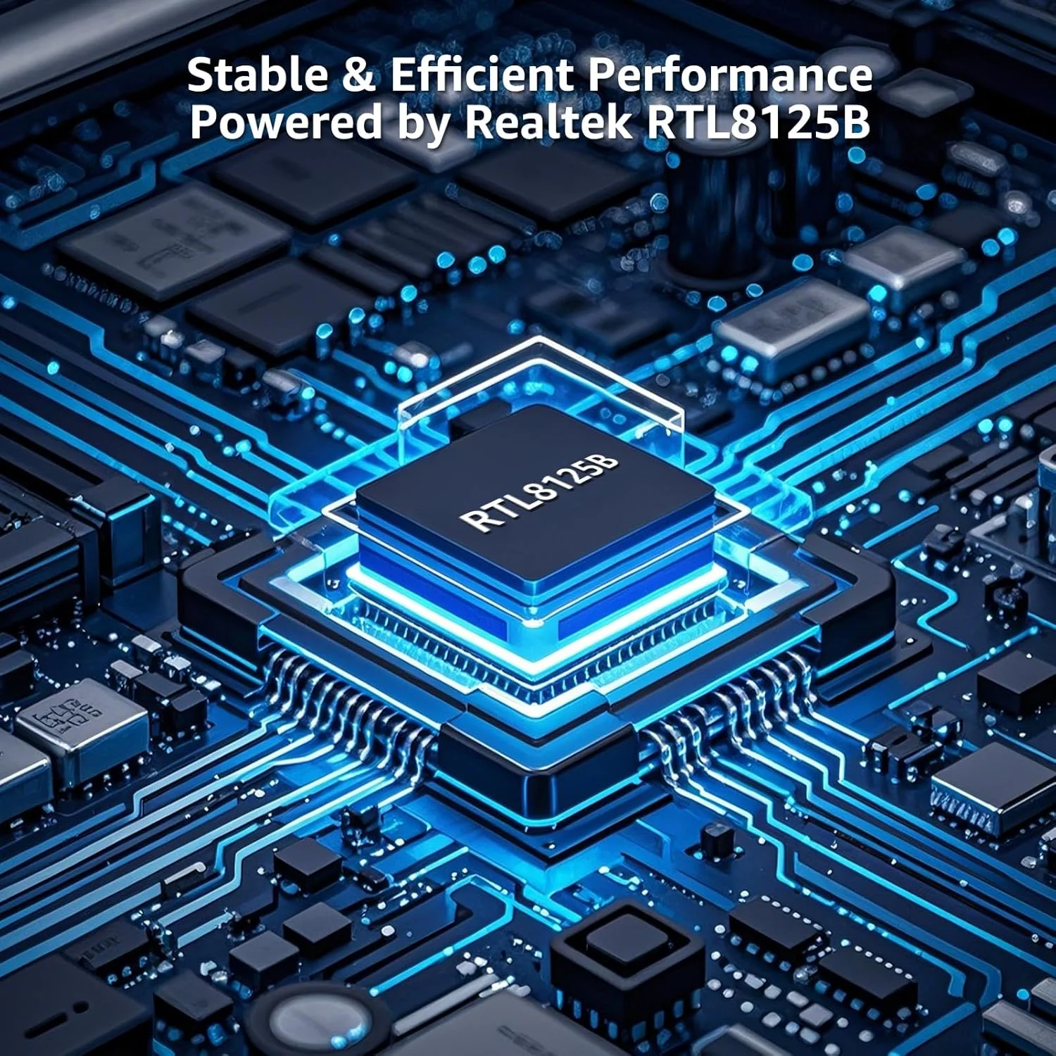 کارت شبکه 2.5G PCIe، آداپتور اترنت 2.5 گیگابیتی PCI Express YuanLey با Realtek RTL8125B، کارت NIC 2500Mbps RJ45 LAN Controller برای PC Windows/Linux/MAC OS با براکت Low-Profile