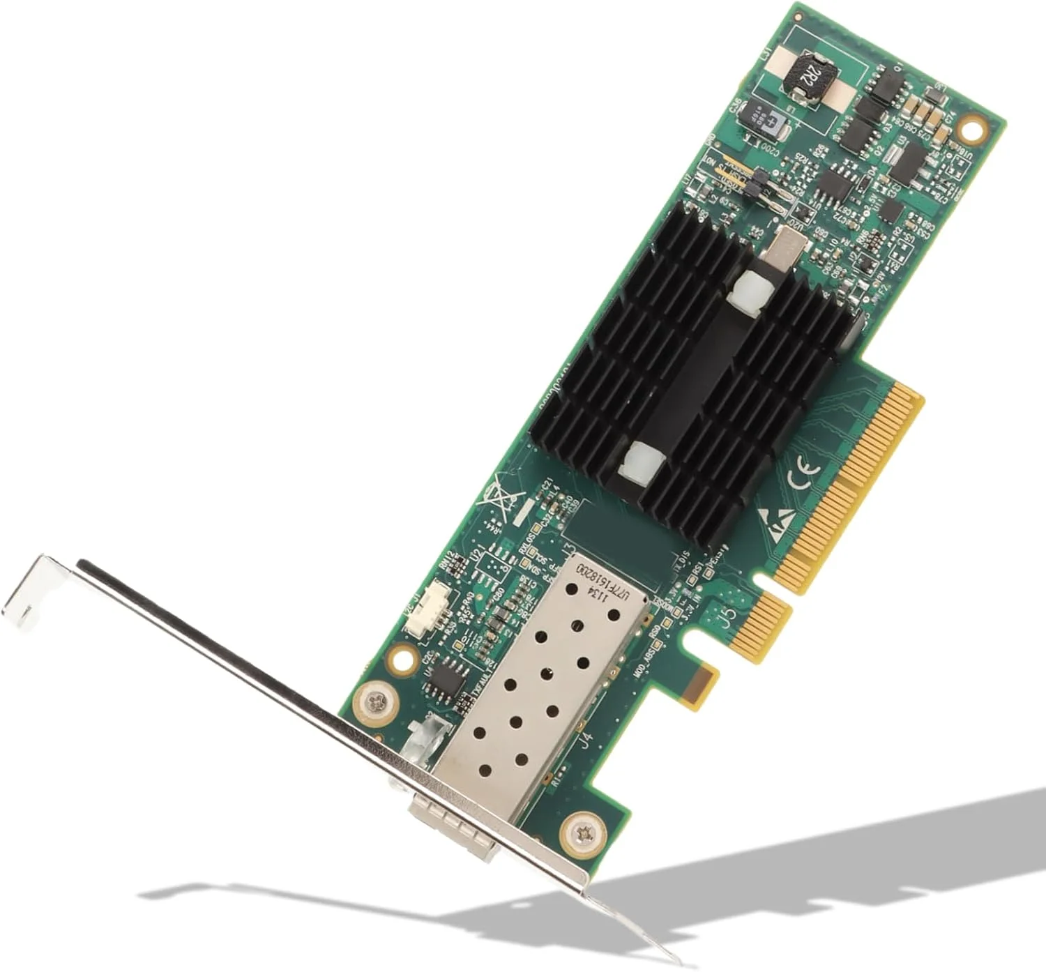 کارت شبکه ۱۰ گیگابیت بر ثانیه SFP PCIE، پشتیبانی از مادربردهای کامپیوتر، کارت شبکه اپتیکال SFP سرور، کارت آداپتور شبکه با سازگاری گسترده، مواد PCB با عمر طولانی